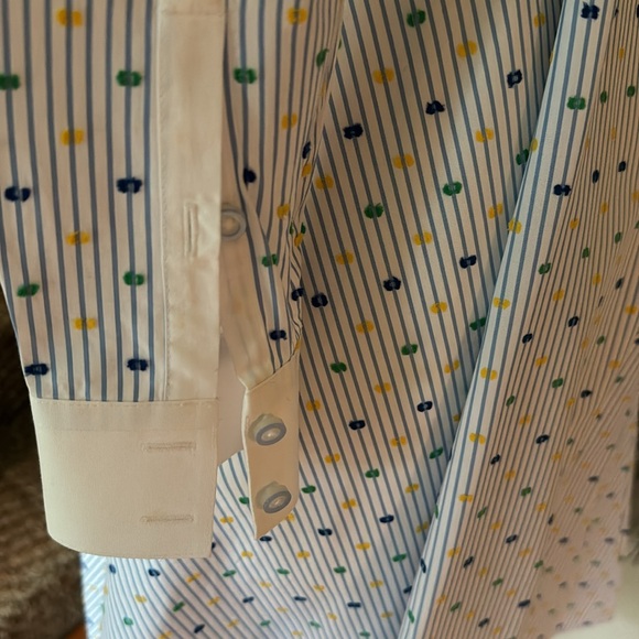 Brooks Brothers Blue and White Patterned Dress - Picture 4 of 10